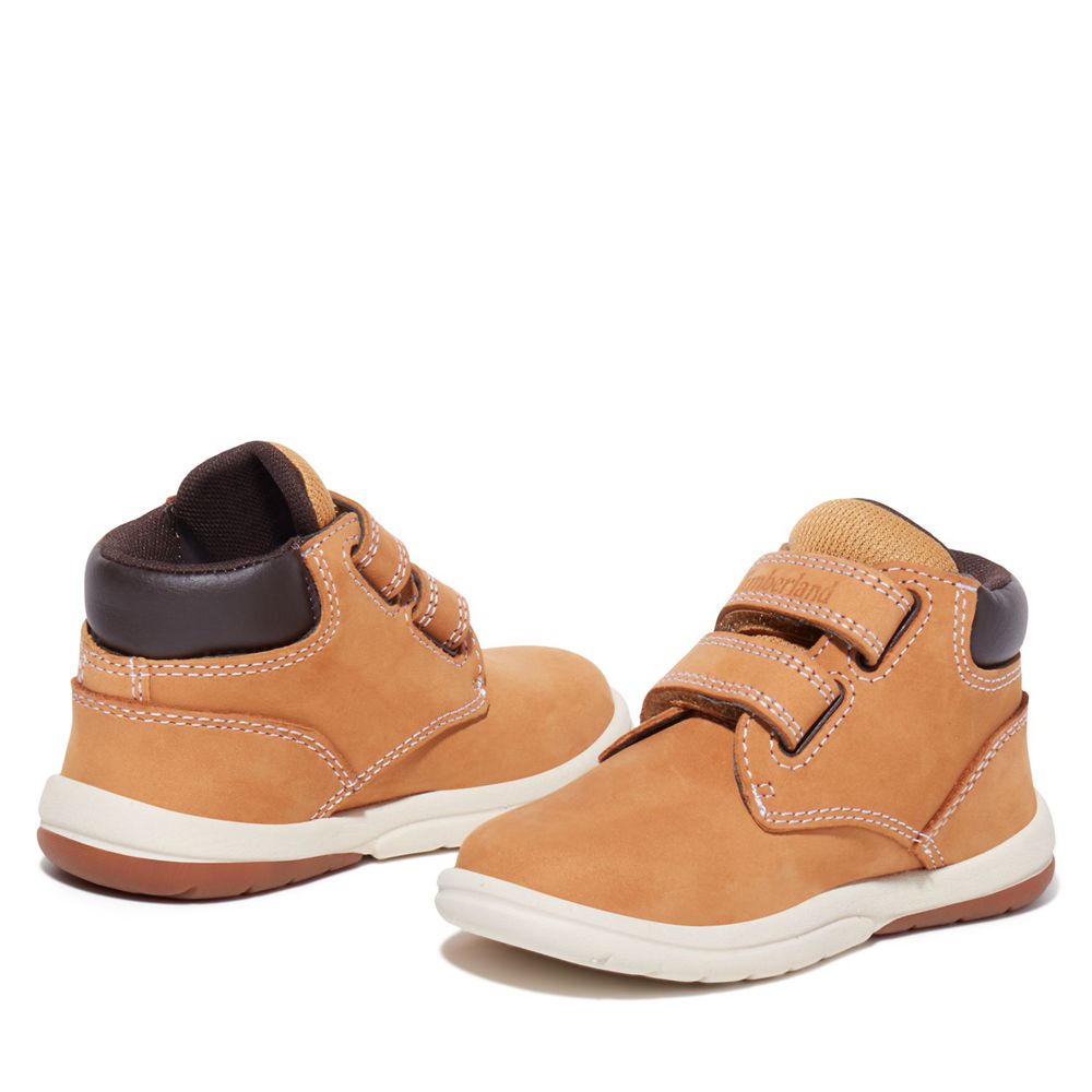 Timberland Μποτες Χιονιού Παιδικα Καφε - Toddler Toddle Tracks Easy-Close - Greece 0985173-MU